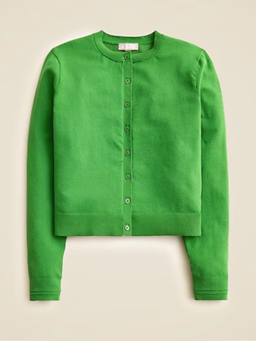 J.Crew NWT New Jackie Cardigan in Premium Ultra Fine Cotton Grass XS sold out